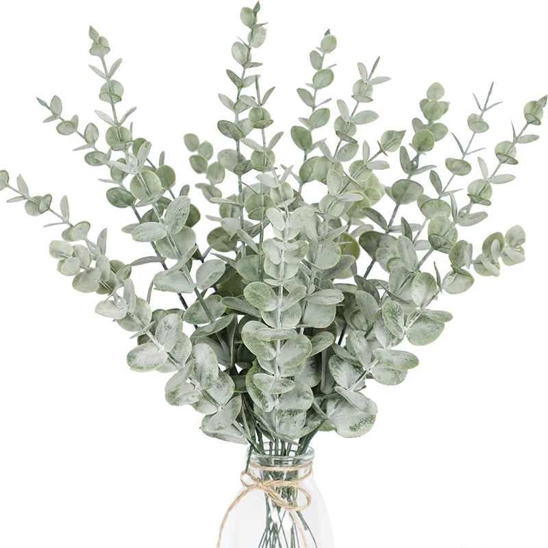 10pcs 38cm Eucalyptus Stems Ar - Florist Supply Bulk incelemesi ve fiyatı