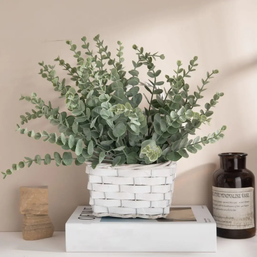 10pcs 38cm Eucalyptus Stems Ar - Florist Supply Bulk incelemesi ve fiyatı