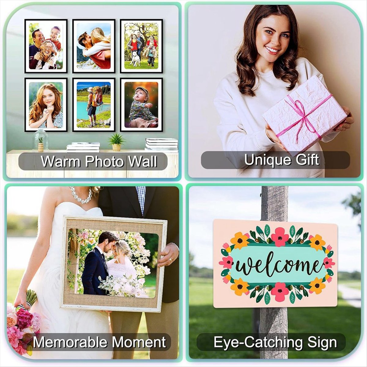 10PCS Sublimation Metal Photo  - B&J Florist Supply Nyc incelemesi ve fiyatı