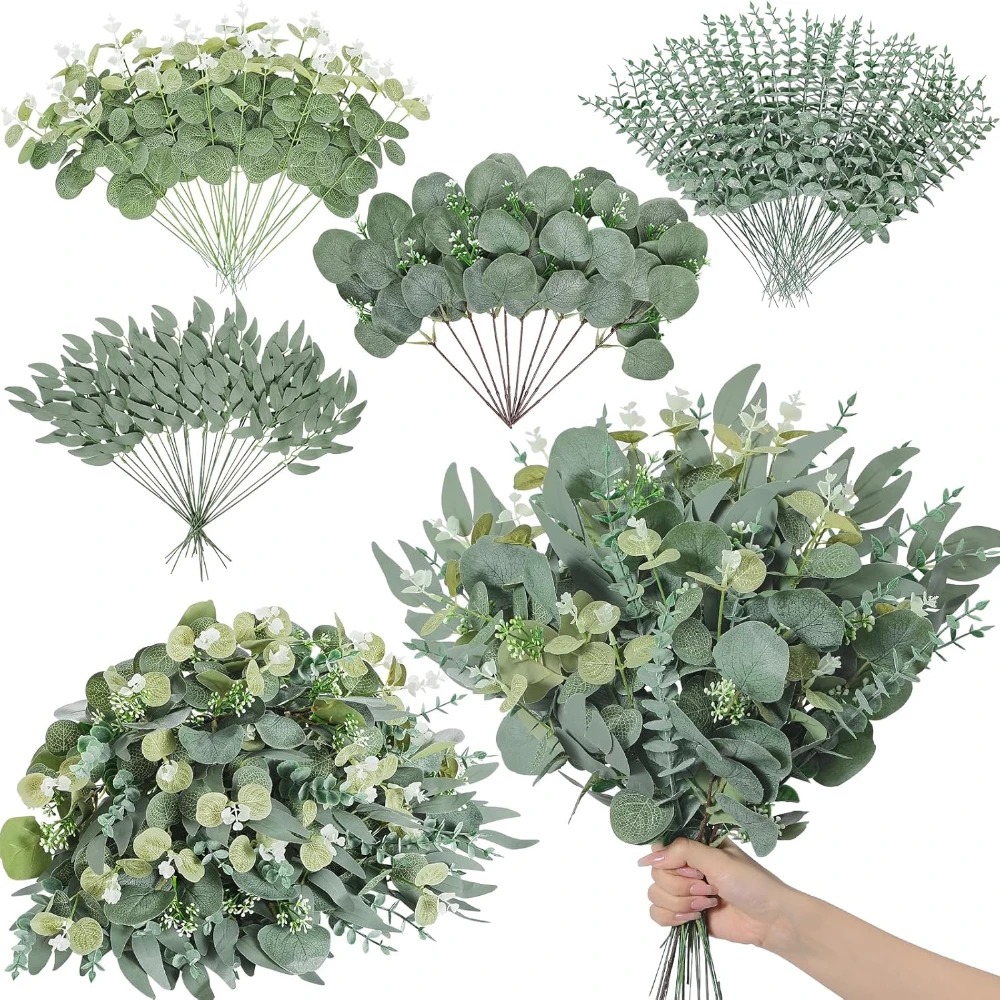 20pcs Eucalyptus Leaves Stems  - Florist Supply Bulk incelemesi ve fiyatı