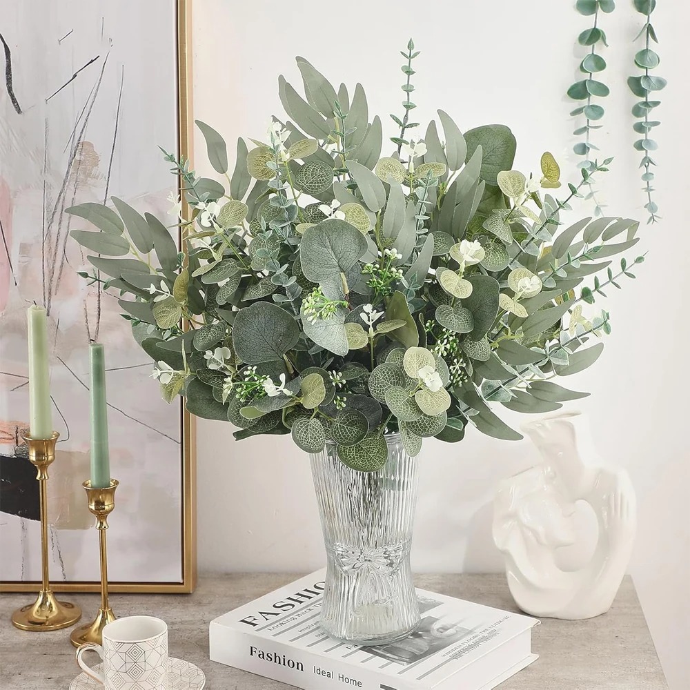 20pcs Eucalyptus Leaves Stems  - Florist Supply Bulk incelemesi ve fiyatı