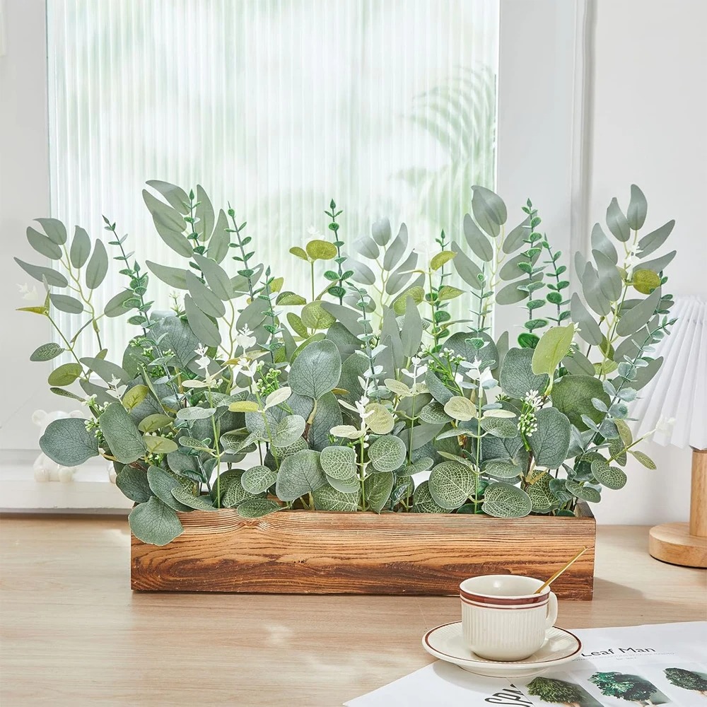 20pcs Eucalyptus Leaves Stems  - Florist Supply Bulk incelemesi ve fiyatı