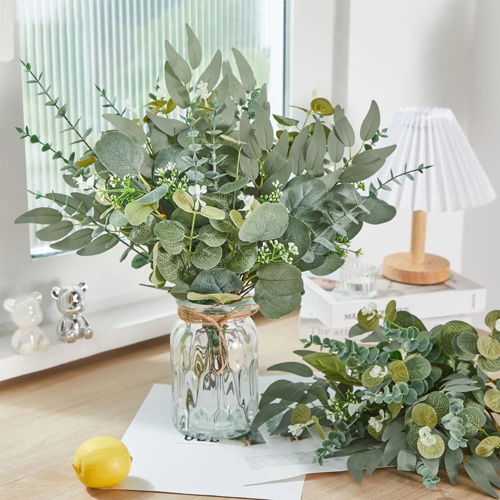 20pcs Eucalyptus Leaves Stems  - Florist Supply Bulk incelemesi ve fiyatı