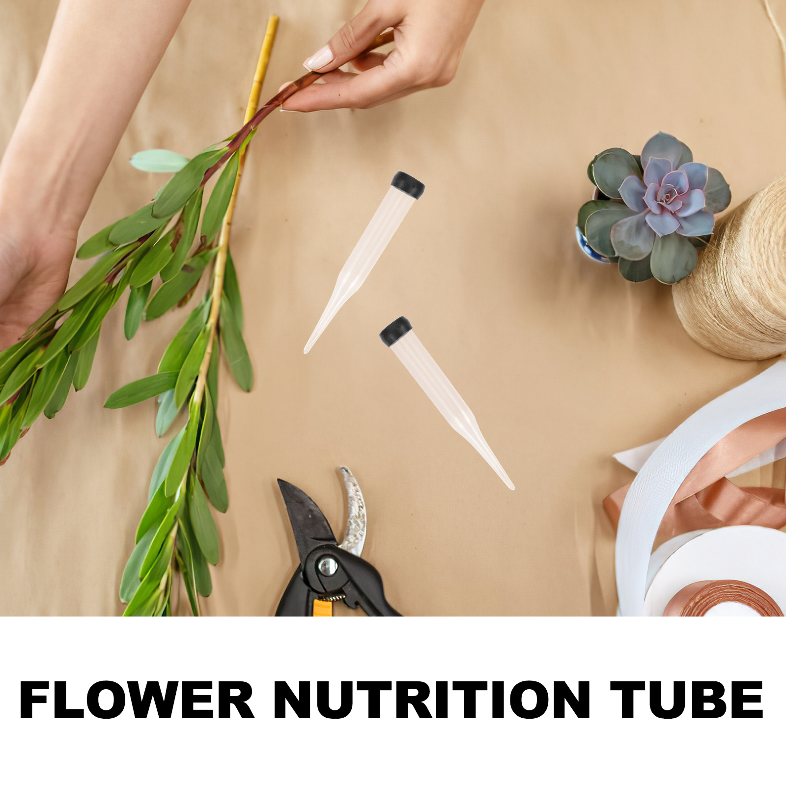50Pcs Fresh Flower Water Tubes - Florist Supply Bulk incelemesi ve fiyatı