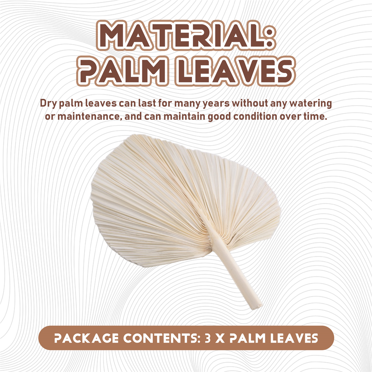 Qualitative Large White Dried  - Palm Leaf Dried incelemesi ve fiyatı