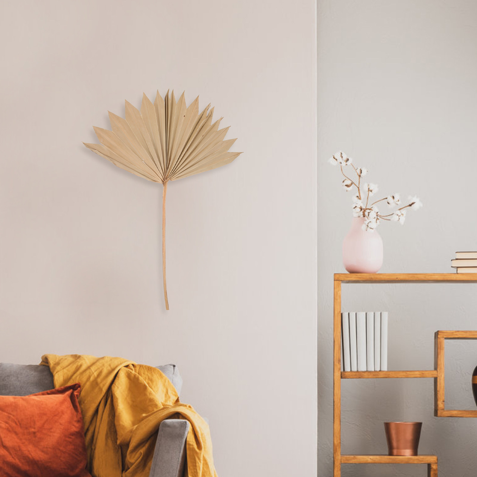 4Pcs Natural Dried Palm Leaf F - Palm Leaf Dried incelemesi ve fiyatı