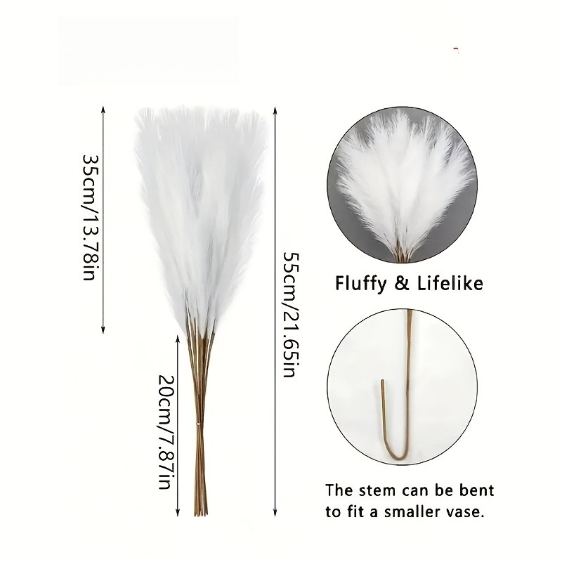 22-Pack Polyester Pampas Grass - Florist Supply Bulk incelemesi ve fiyatı