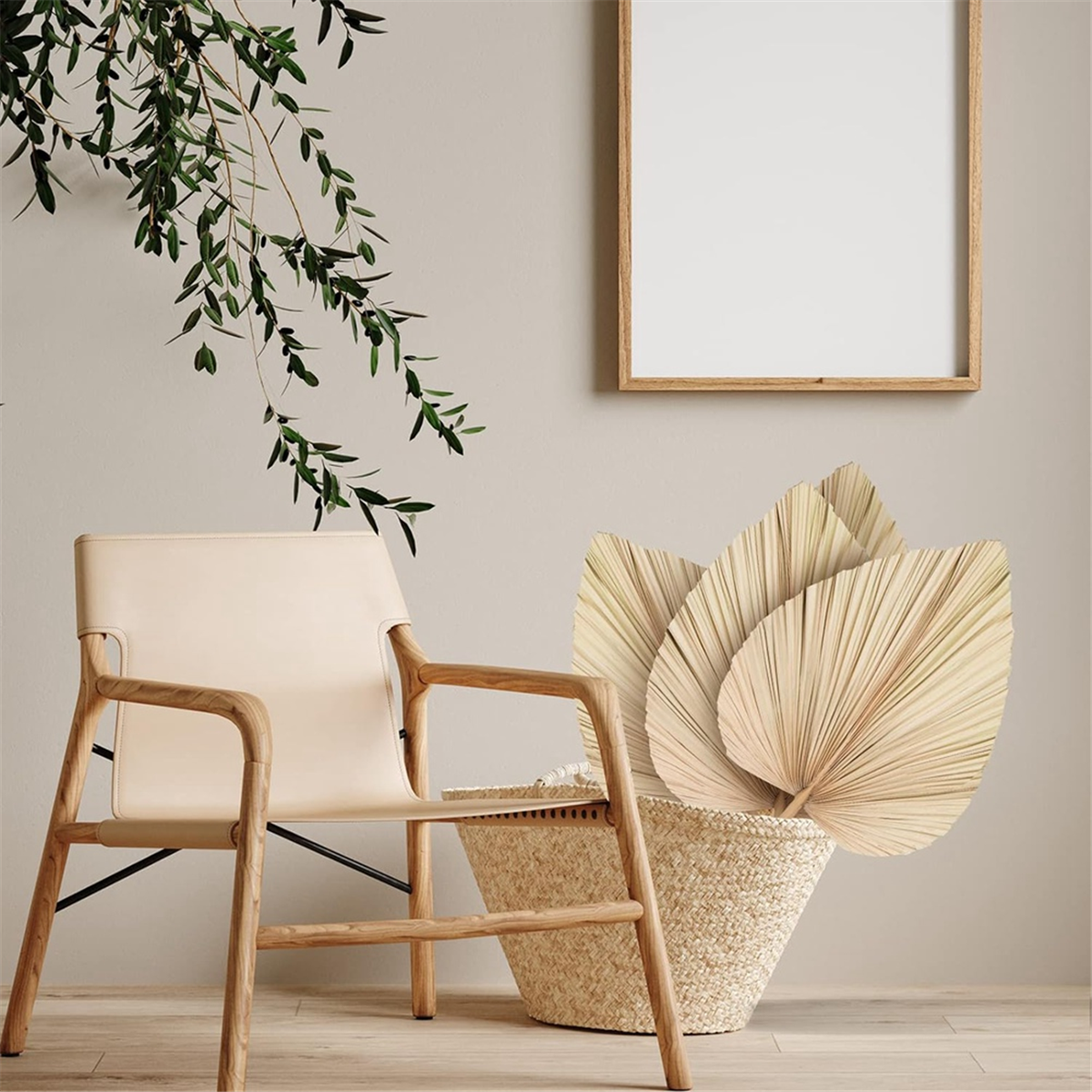 New 6PCS Dried Palm Leaves Nat - Palm Leaf Dried incelemesi ve fiyatı