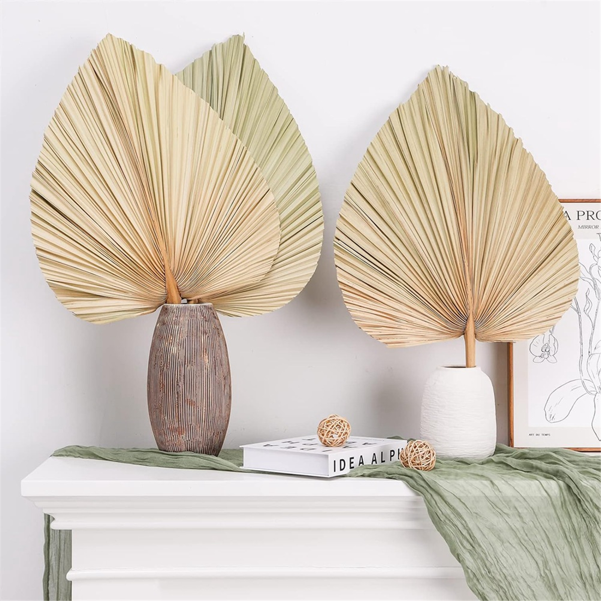 Good 6PCS Dried Palm Leaves Na - Palm Leaf Dried incelemesi ve fiyatı