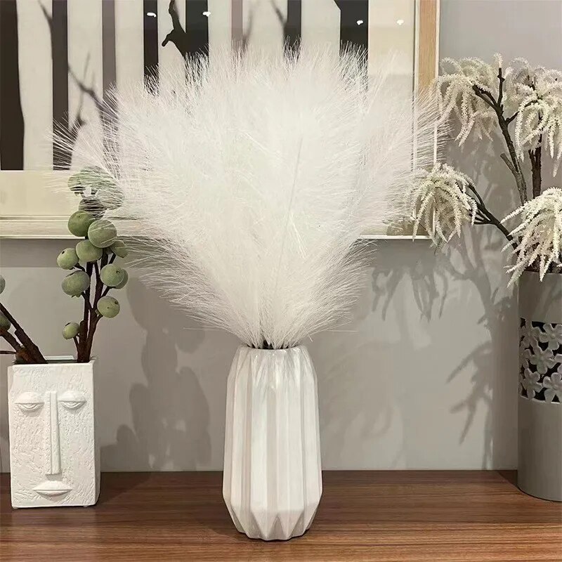 10PCS Artificial Pompous Grass - Florist Supply Bulk incelemesi ve fiyatı